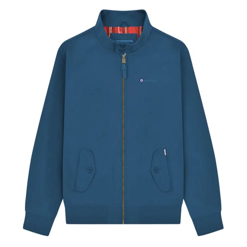 Lambretta Mens Target Shower Resistant Hoodie / Dark Blue